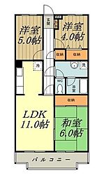 ベルヴィル小金井 3LDKの間取図画像