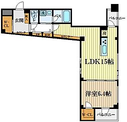 ゆいまーる 1LDKの間取図画像
