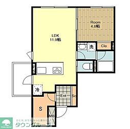 EDIT吉祥寺 1LDKの間取図画像