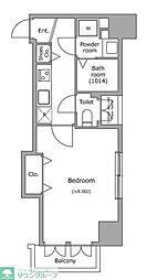 RESIDIAKOKUBUNJI 1Kの間取図画像