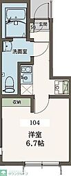 Agrande Nishi-Kokubunji 1Kの間取図画像