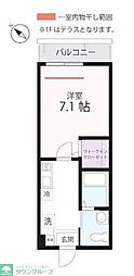 間取図画像 1K