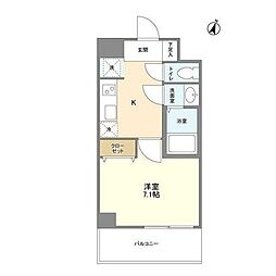 ＬＯＣ’Ｓ　ＹＯＫＯＤＡＩ 3階1Kの間取り