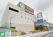 ライフ戸塚汲沢店 徒歩8分。スーパー 620m
