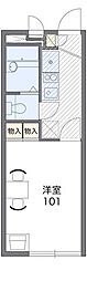 レオパレスARCION 1Kの間取図画像