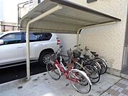 ★★屋根付き自転車置き場は嬉しいですね★★