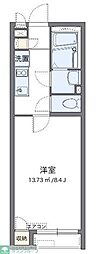 CLEINOぐれいす 1Kの間取図画像
