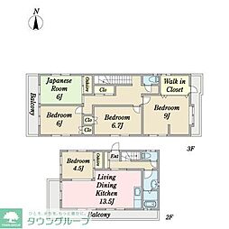 SNJ洋光台 5LDKの間取図画像