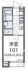 ミランダグリーンヒルズ柏尾 1Kの間取図画像