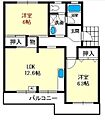 金ケ森ハイツ1階6.1万円
