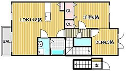 プロニティ 1SLDKの間取図画像