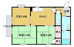 リブコスモス 3DKの間取図画像