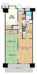 グレーシィ栗東オーブ 3LDKの間取図画像