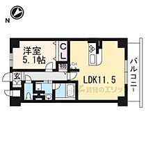 滋賀県栗東市中沢２丁目（賃貸マンション1LDK・3階・40.85㎡） その2