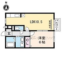 滋賀県野洲市野洲（賃貸アパート1LDK・1階・40.07㎡） その1