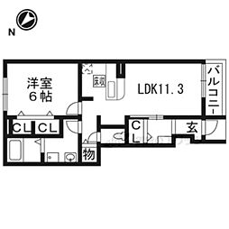 JR草津線 手原駅 徒歩25分の賃貸アパート