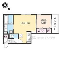 滋賀県東近江市五個荘竜田町（賃貸アパート1LDK・3階・40.99㎡） その2