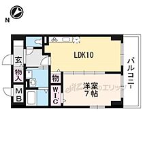 プログレスＶ番館 404 ｜ 滋賀県大津市大江２丁目（賃貸マンション1LDK・4階・44.12㎡） その2