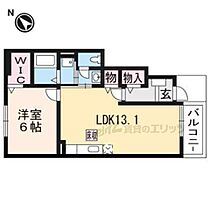 滋賀県大津市今堅田２丁目（賃貸アパート1LDK・1階・46.41㎡） その1