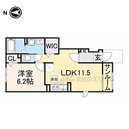 間取図画像 1LDK