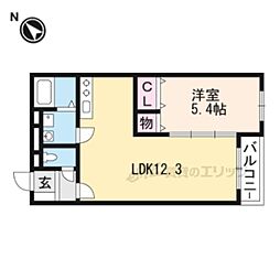 Ａｎｅｓｉｓ守山III 2階1LDKの間取り