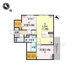 秀豊5号館 2LDKの間取図画像