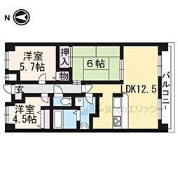 ワイズ・アクト2 3LDKの間取図画像
