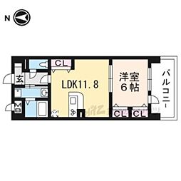 ラプレミエールエトワール 1LDKの間取図画像