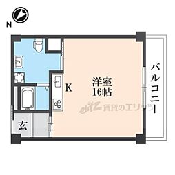 ほほえみやすの郷 ワンルームの間取図画像