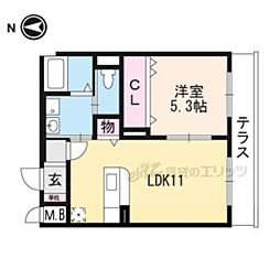 ONTHEROAD 1LDKの間取図画像