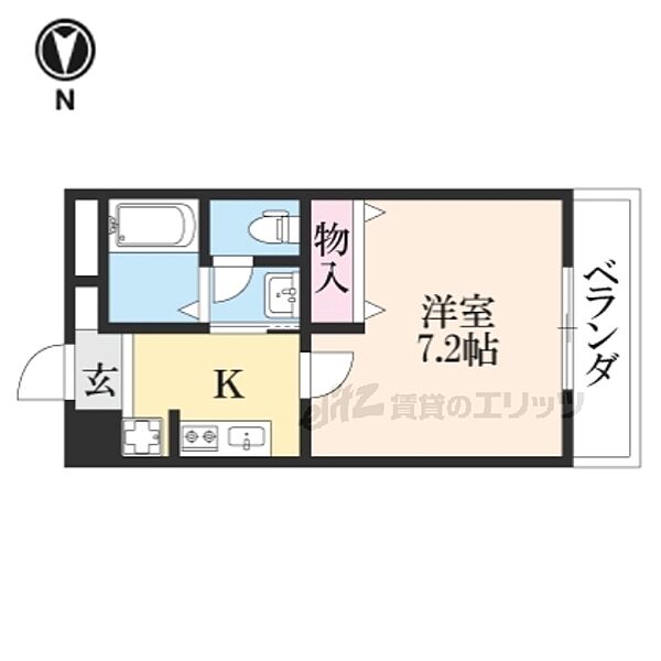 滋賀県大津市大萱５丁目(賃貸マンション1K・1階・24.84㎡)の写真 その2