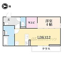 滋賀県大津市大萱６丁目（賃貸アパート1LDK・1階・41.86㎡） その2