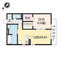 アースフィールド彦根 305 ｜ 滋賀県彦根市野口町（賃貸アパート1LDK・3階・42.79㎡） その2