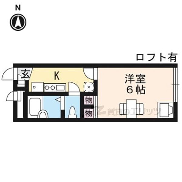 滋賀県大津市和邇今宿(賃貸アパート1K・1階・19.87㎡)の写真 その2