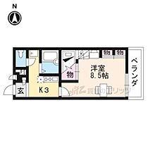 滋賀県大津市大江５丁目（賃貸マンション1K・3階・23.18㎡） その2