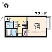 滋賀県大津市雄琴北１丁目（賃貸アパート1K・1階・20.28㎡） その2