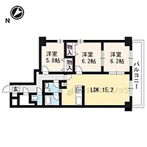 サニーロイヤル大津 703 ｜ 滋賀県大津市中央４丁目（賃貸マンション3LDK・7階・81.32㎡） その2