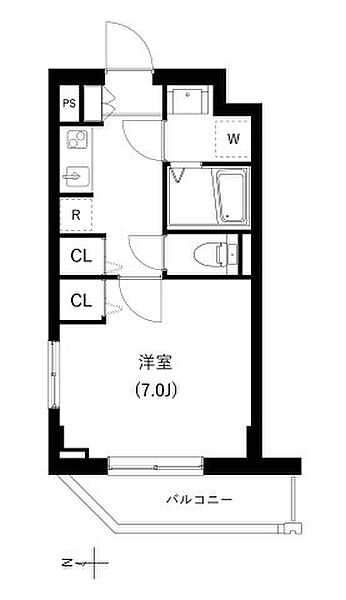 CREVANCE神楽坂 204｜東京都文京区関口1丁目(賃貸マンション1K・2階・25.34㎡)の写真 その2