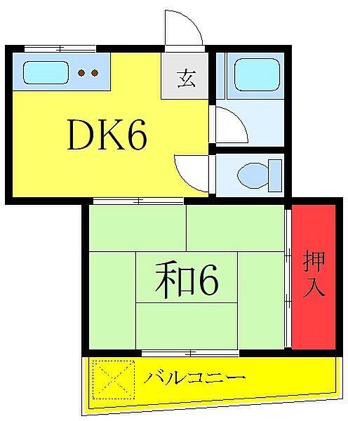 東京都文京区本駒込4丁目(賃貸マンション1K・4階・26.00㎡)の写真 その2