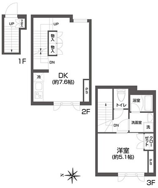 UVAS池袋 207｜東京都豊島区西池袋2丁目(賃貸マンション1DK・1階・40.40㎡)の写真 その2