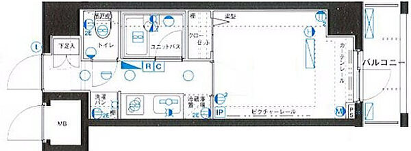 東京都新宿区天神町(賃貸マンション1K・4階・20.86㎡)の写真 その2