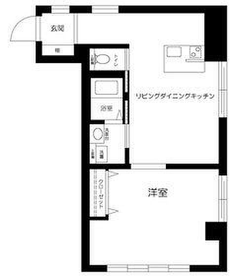 東京都新宿区納戸町(賃貸マンション1LDK・2階・42.99㎡)の写真 その2