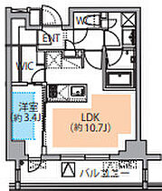 レスピール蓮根 403 ｜ 東京都板橋区坂下2丁目（賃貸マンション1LDK・4階・37.71㎡） その2