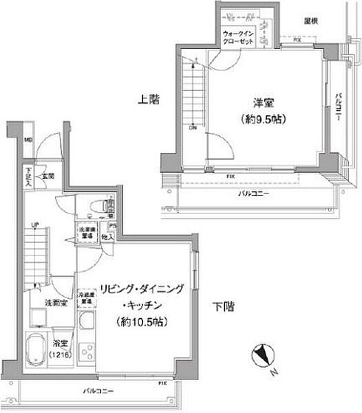 ＴＨＥ　ＣＵＢＥ 501｜東京都文京区小石川3丁目(賃貸マンション1LDK・5階・54.15㎡)の写真 その2