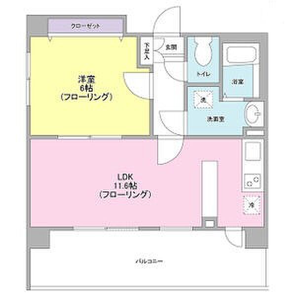 リバーレ秋葉原 402｜東京都千代田区東神田2丁目(賃貸マンション1LDK・4階・39.86㎡)の写真 その2