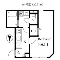 ル・クレアIII 101 ｜ 東京都北区志茂1丁目（賃貸マンション1K・1階・20.01㎡） その2