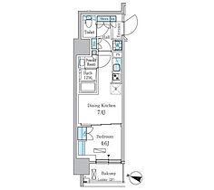 パークアクシス板橋本町ステーションゲート 803 ｜ 東京都板橋区清水町（賃貸マンション1DK・8階・33.29㎡） その2