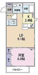 ステラベガ 1LDKの間取図画像