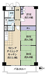 間取図画像 3LDK