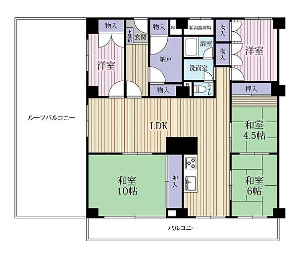 間取りを拡大表示